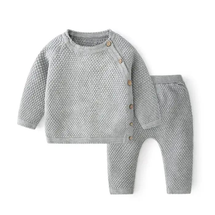 Ensemble pyjama coton bébé garçon fille - Vêtement nouveau-né confortable pour printemps