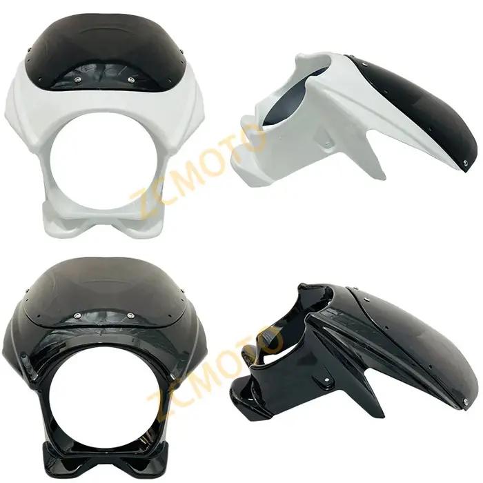 Couvercle de protection modifié pour carénage de moto, accessoires en matériau ABS, casque de moto l