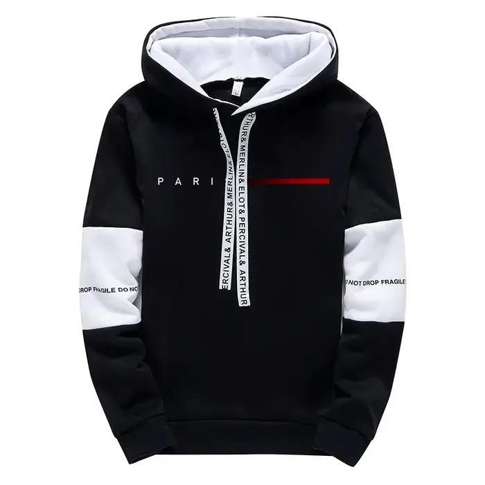 Sweat-shirt à capuche pour hommes, pantalon de survêtement, mode Paris, Streetwear, toutes saisons,