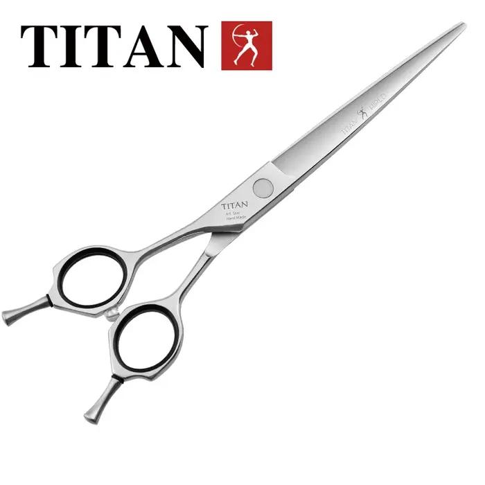 Titan professionnel 7 pouces ciseaux de coupe pour gaucher ciseaux de coiffeur ciseaux de coiffure