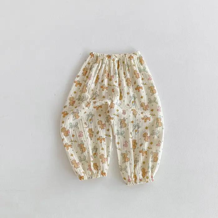 Viser anti-moustiques pour enfants, vêtements d'été, nouveau style, floral fjadt, décontracté, sarou