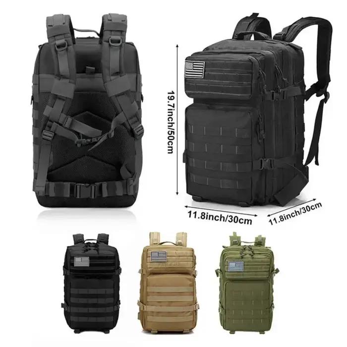 60L armée militaire tactique sac à dos hommes voyage grande capacité sacs à dos hommes étanche Sport