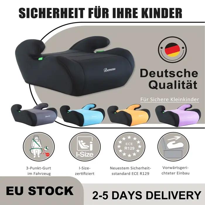 Siège rehausseur de sécurité pour enfant, conforme à la norme I-Size Un Ece R129/03, harnais de sécu