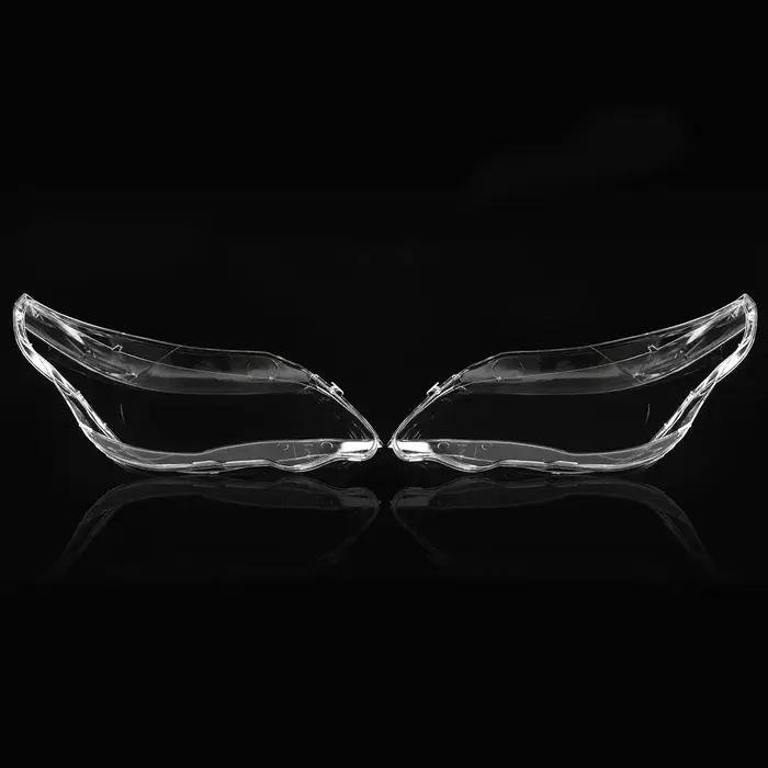 Couvercle de lampe en verre pour lentille de phare de voiture droite et gauche, coque d'abat-jour po