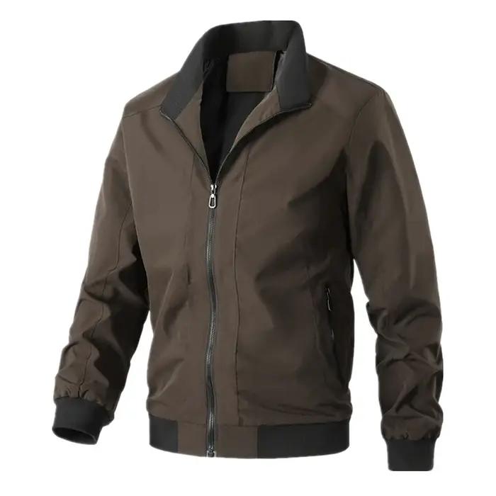 Veste bombardier pour hommes, mode printemps-automne, affaires, Streetwear décontracté, coupe-vent S