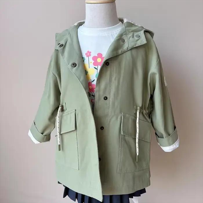 En Stock 2025 automne hiver BP filles manteau garçon veste à capuche enfants pull pour filles Denim