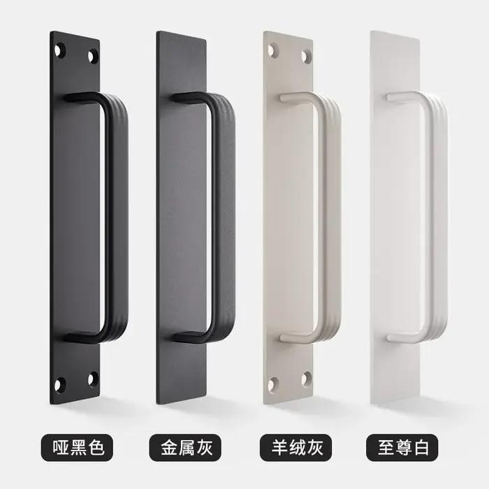 Poignée de porte sans perçage en alliage d'aluminium pour portes, fenêtres, portes coulissantes, portes coulissantes en verre et tiroirs d'armoire élégante pour la décoration intérieure et les occasions spéciales
