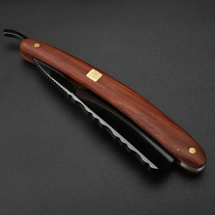 XUANFENG rasoir traditionnel à l'ancienne couteau de rasage manuel 9cr18 couteau de rasage en acier