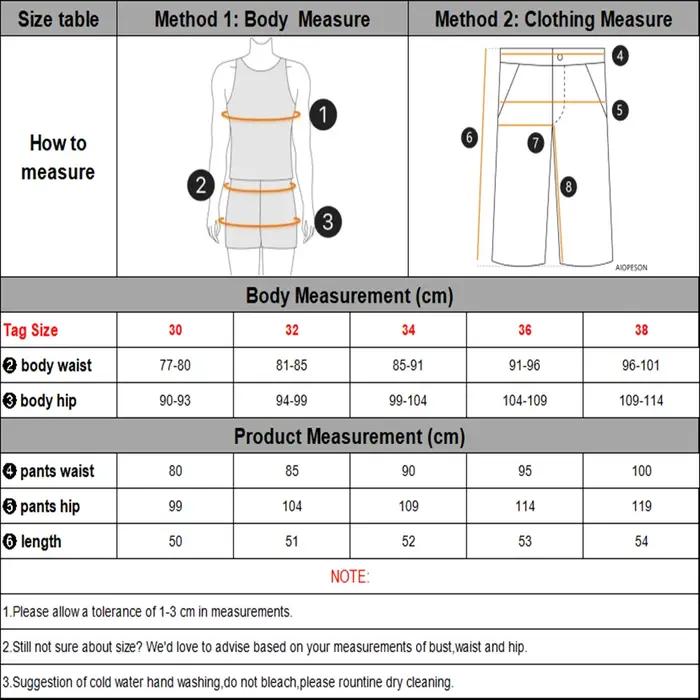 AIOPESON 2025 nouveau été 100% coton hommes Shorts décontracté pour haute qualité taille élastique S