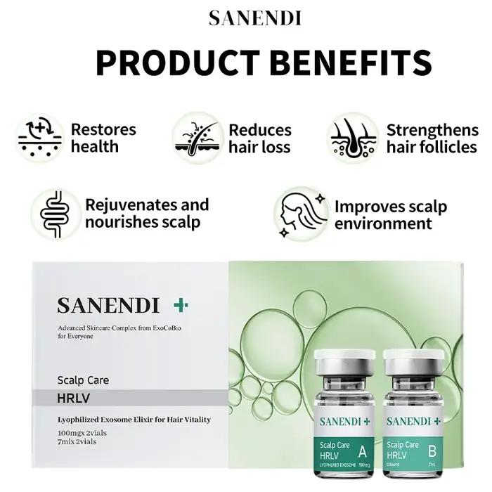 Exobio Meso sérum pour une croissance rapide des cheveux Anti perte de cheveux Kit ASCE + SCALP CARE