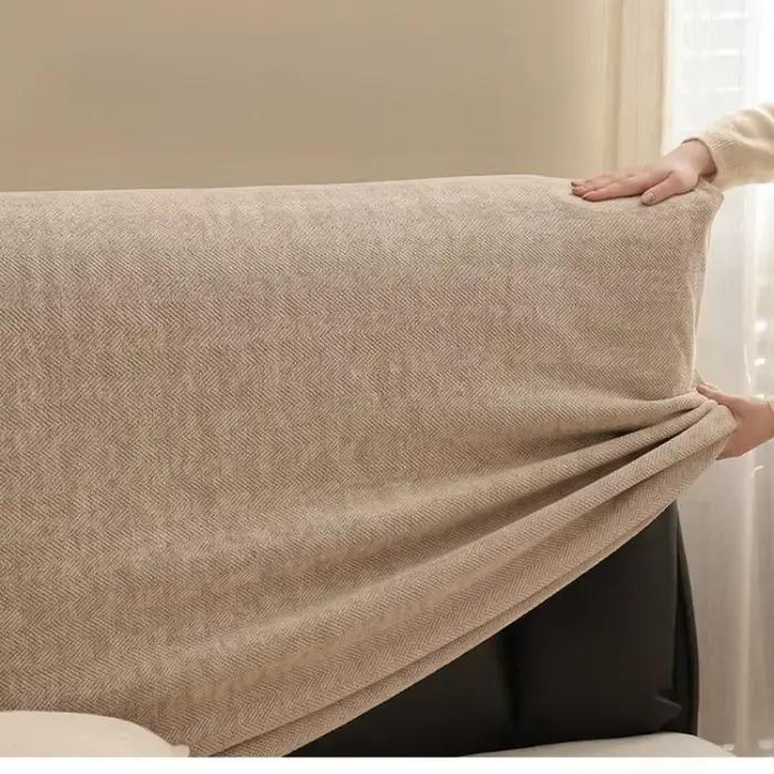 Housse de tête de lit tout-en-un protège-matelas extensible anti-rayures anti-griffures pour chats antidérapante amovible lavable anti-poussière pour chambres propres et confortables
