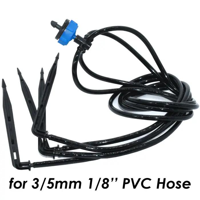 SPRYCLE-Micro système d'irrigation goutte-à-goutte avec connecteur 2 voies, tuyau en PVC, tube 140 e