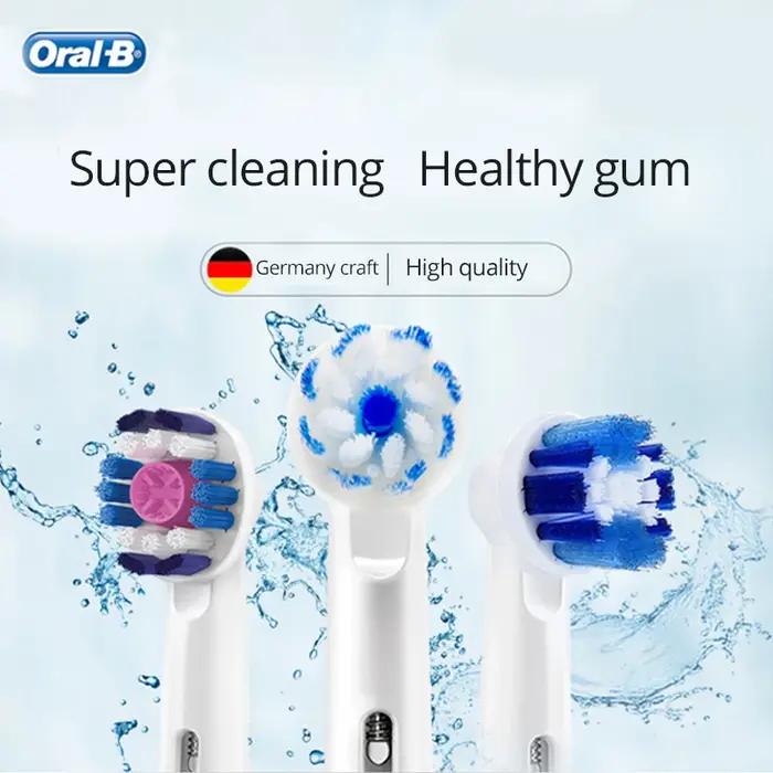 Têtes de brosse de rechange originales Oral B, pour brosse à dents électrique rotative oral-b, vérit