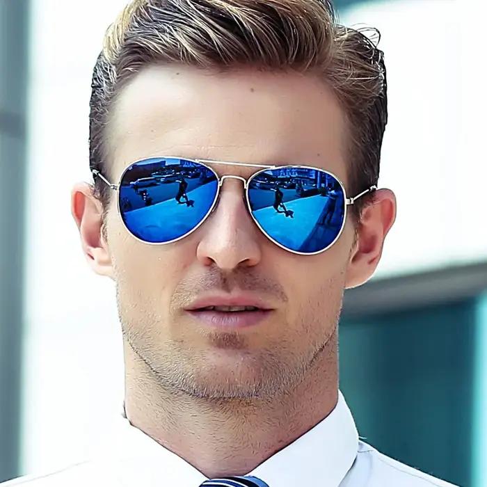 Nouvelles Lunettes de Soleil Aviateur Double Pont 2026 pour Femme, Monture en Alliage, Verres Polari