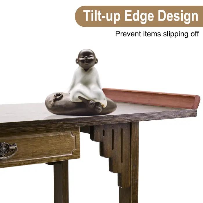 Table console d'entrée de canapé rustique, table d'appoint, salon, entrée de couloir, 32 po