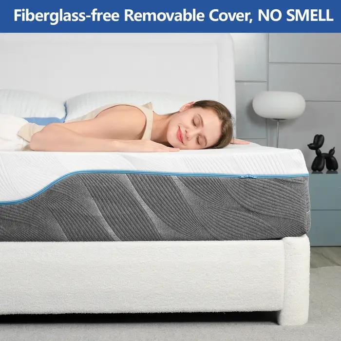 Matelas complet extra ferme Hcore, moyen 8/10 pouces - Matelas rabattable double face extra ferme po