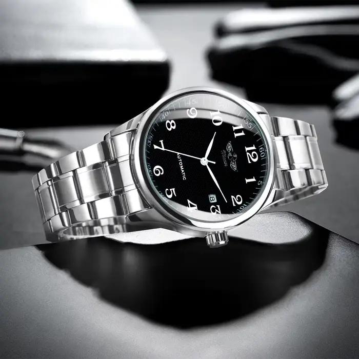 WINNER – montre d'affaires pour hommes, classique, rétro, automatique, mécanique, marque de luxe, br