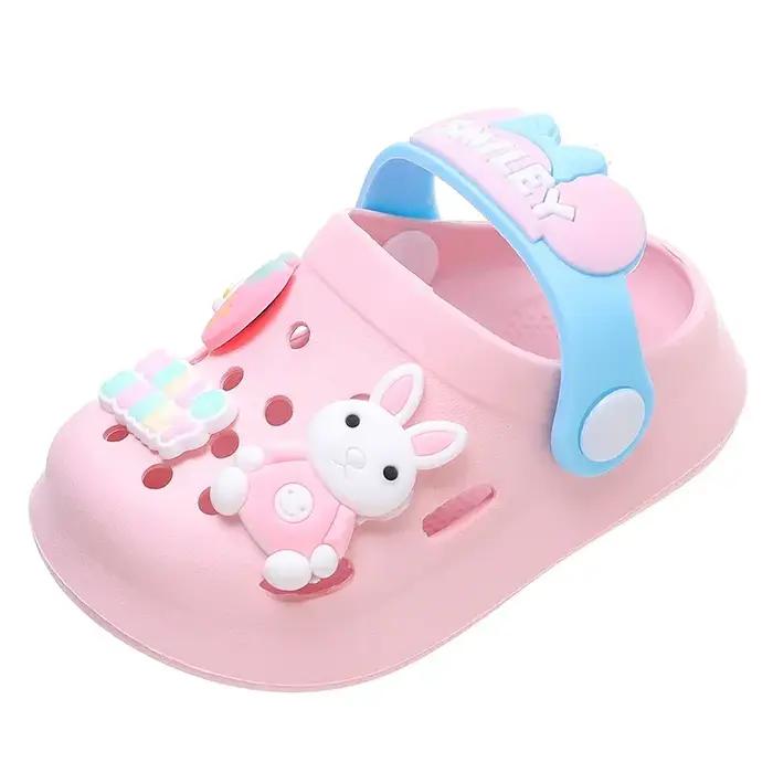 Sandales mules bébé semelle souple antidérapante - Chaussures intérieur extérieur garçons filles