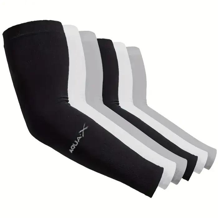 3 paires de manchons de protection solaire UV pour les bras – Protection respirante, utilisables pou