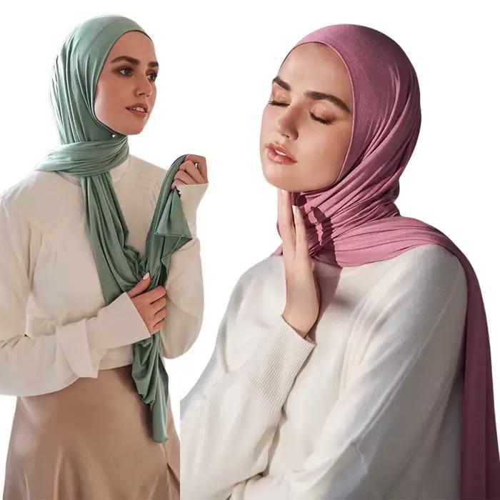 Hijab en coton modal pour femmes musulmanes, hijab pour femmes musulmanes, longue écharpe africaine,