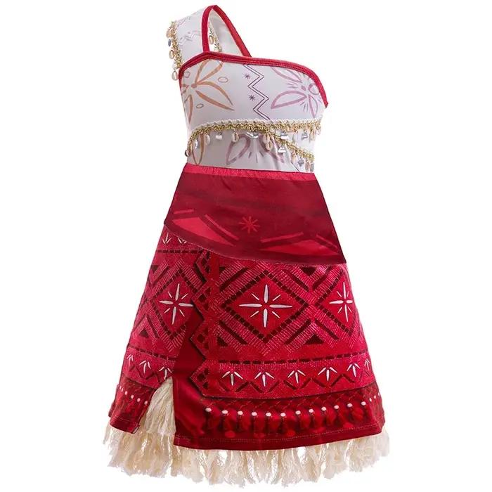 Robe du film Moana 2 pour filles, Costume d'aventure de fête d'halloween, vêtements fantaisie de pri