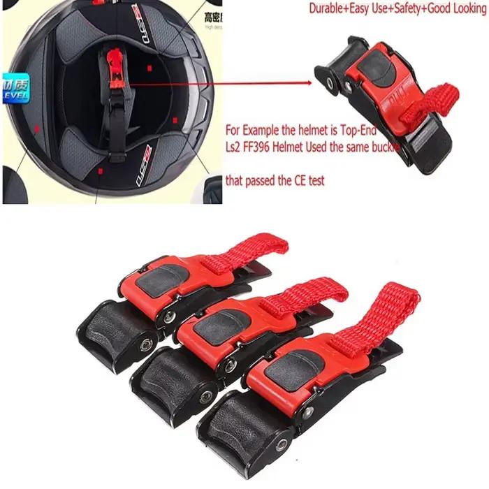 Mentonnière réglable pour casque de moto RL, 9 vitesses, clip de couture rapide, fermoir de casque d