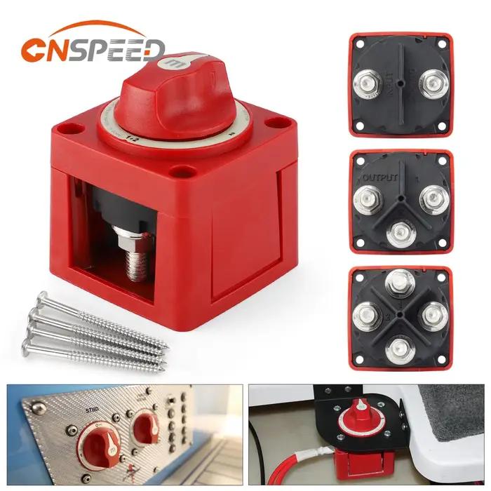 Coupeur de commutateur de masse de batterie 2 3 4 positions, simple et double pour panneau de comman