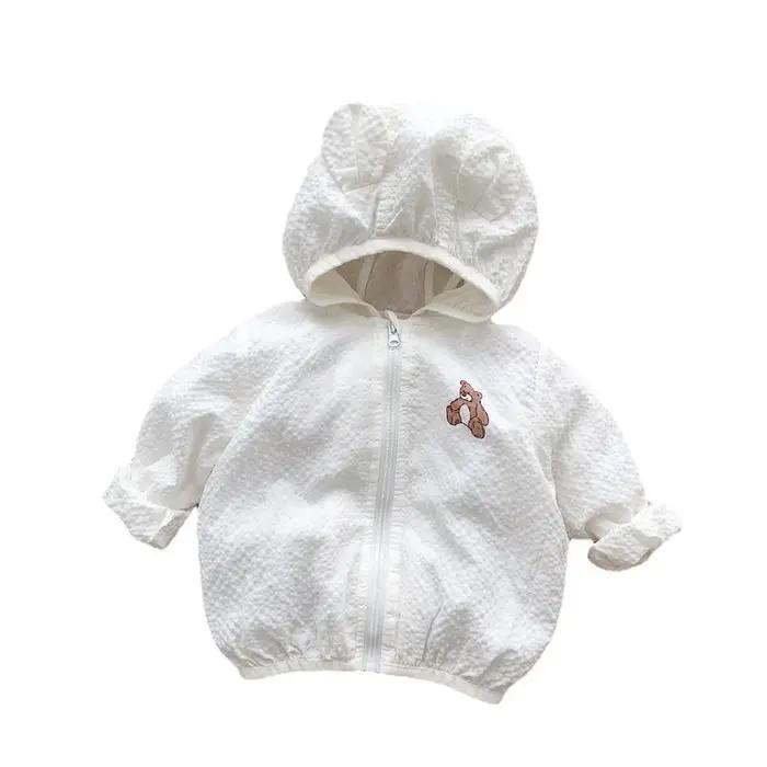 Manteau de Protection Solaire pour Bébé Fille et Garçon, Mignon, Respirant, Climatisé, Vêtements d'A