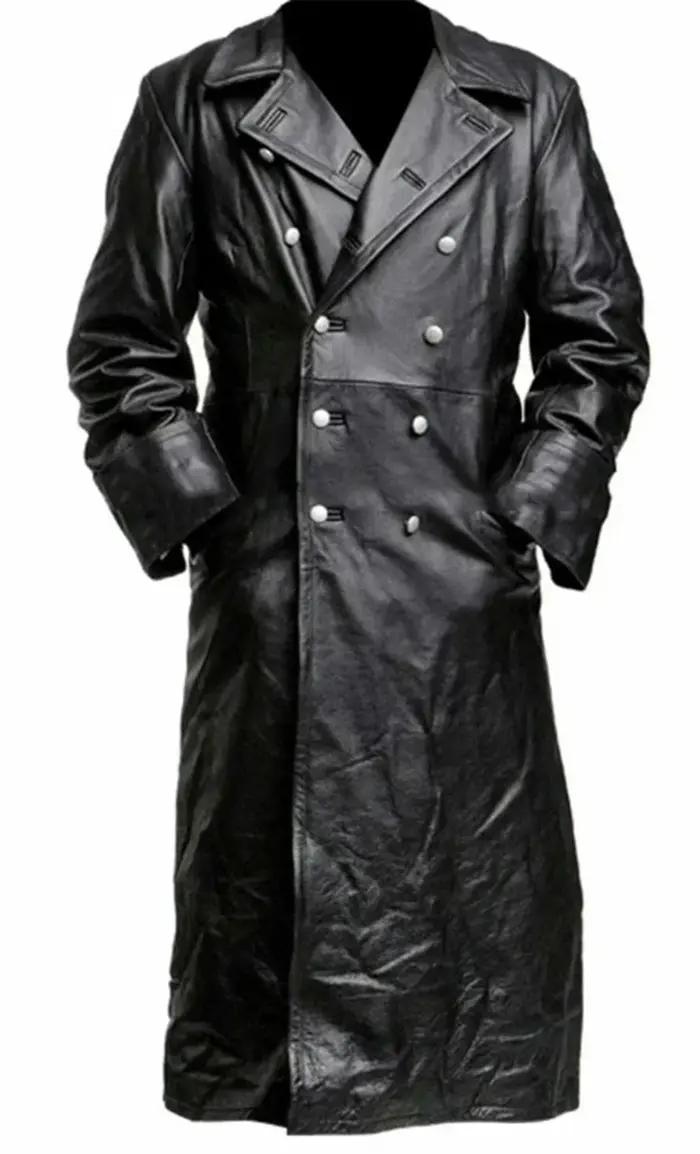 Manteau d'officier militaire classique allemand de la seconde guerre mondiale pour hommes, manteau d