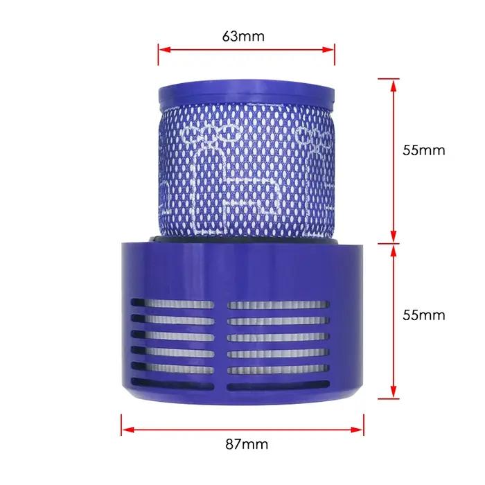 Grande unité de filtre lavable pour aspirateur sans fil Dyson V10 Sv12 Cyclone Animal Absolute Total