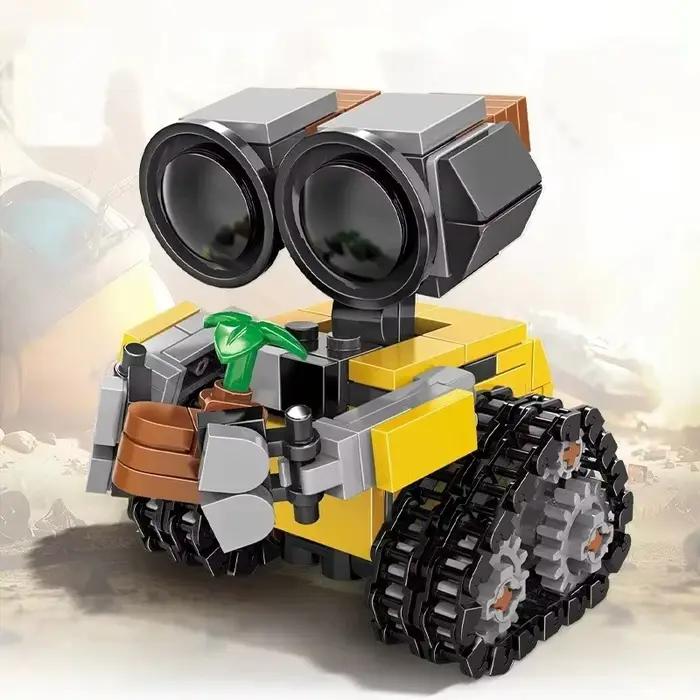 Mini Kit de blocs de construction Wally MOC, multi-articulations mobiles, modèle de film classique,