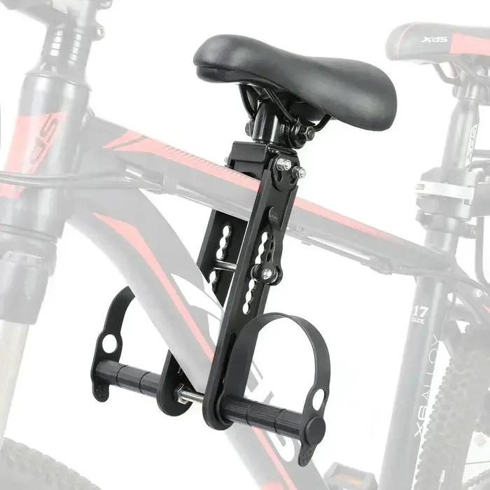 Siège avant pour enfants selle avant pour VTT guidon de sécurité coussin rembourré conception ergonomique pour vélos de route et aventures familiales
