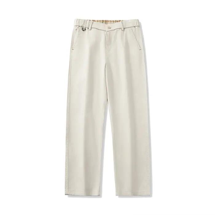 Pantalon d'été de luxe pour homme en Lyocell, coupe droite ample, style streetwear, jambe large, res