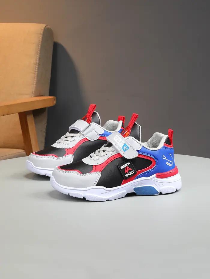 Chaussures d'automne et d'hiver pour enfants, chaussures de sport pour garçons, surface en cuir, res