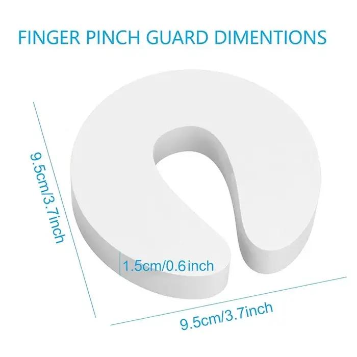 6 pièces porte doigt pincement gardes bébé à l'épreuve portes Slam bouchon Extra doux mousse protect