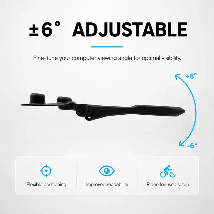 ULLICYC pour 5D Vision Metron ACR Support de guidon en alliage d'aluminium compatible avec GPS/Garmin/Bryton/Wahoo/Gopro