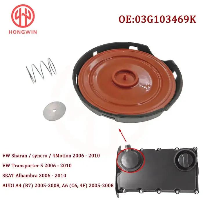 03G 103469 K, 03G 103469 H nouveau Kit de réparation de couvercle de Valve PCV de moteur de voiture