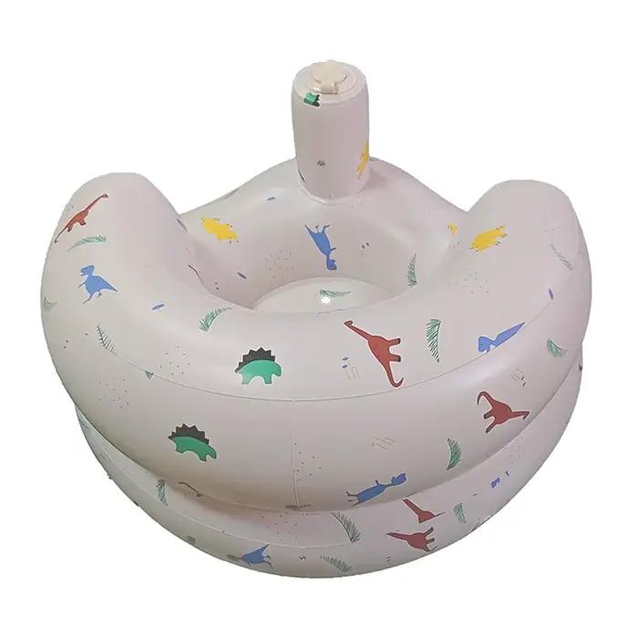 Canapé Gonflable Pour Bébé Avec Pompe À Air Intégrée Siège Apprendre À S'Asseoir Alimentation Camping Occasions Spéciales