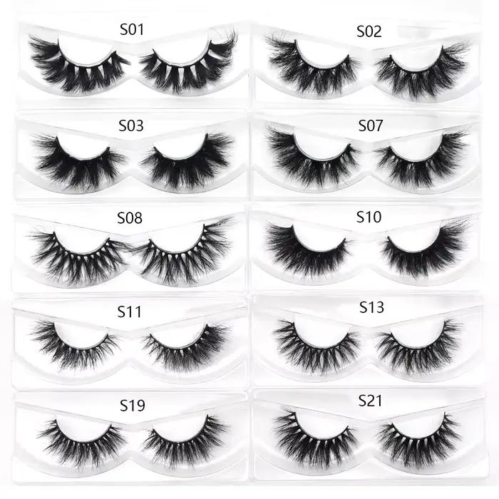 FOXESJI-Faux-cils en Vison Doux et Naturels, Vente en Gros, pour les Affaires