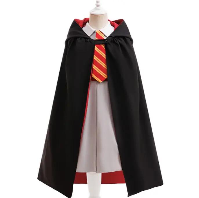 Costume de sorcière pour enfants, robe de sorcière inspirée de Hogwarts, tenue de cosplay pour fille