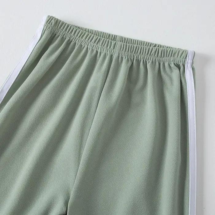 Pantalon d'été fin à jambes larges pour garçon fille vêtement confortable loisirs extérieur occasions spéciales