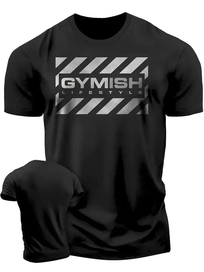 Le T-shirt pour hommes imprimé en 3D pour l'été de 2025 est un best-seller pour le sport, le fitness