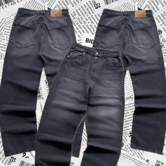 Pantalon décontracté pour hommes, européen et américain, hip-hop, pièce d'or, jean Y2K rétro gothiqu