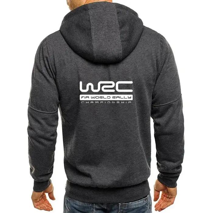 Nouveau printemps automne hommes championnat du monde des rallyes WRC Logo impression mode à capuche