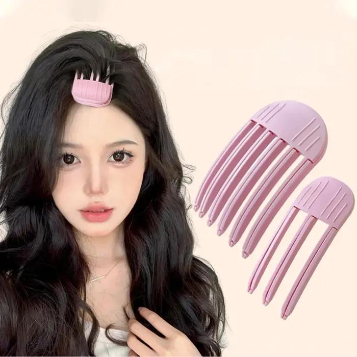 Épingle à cheveux moelleuse rouleau à cheveux friser frange Clips racines de cheveux volumisant pinc