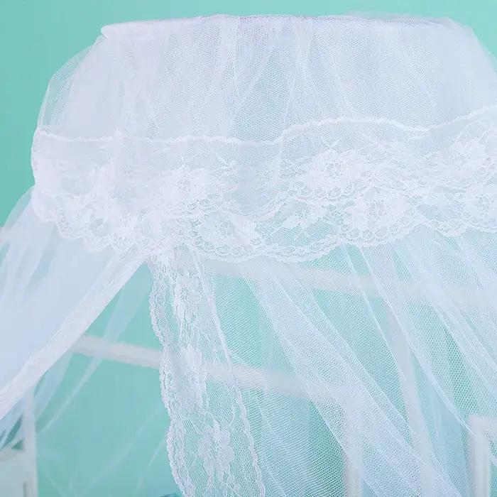 Moustiquaire de lit pour bébé dôme en maille filet pour nouveau-nés nourrissons pliable portable auvent fournitures de lit pour enfants tente répulsive chambre à coucher sécurité nuit tranquille