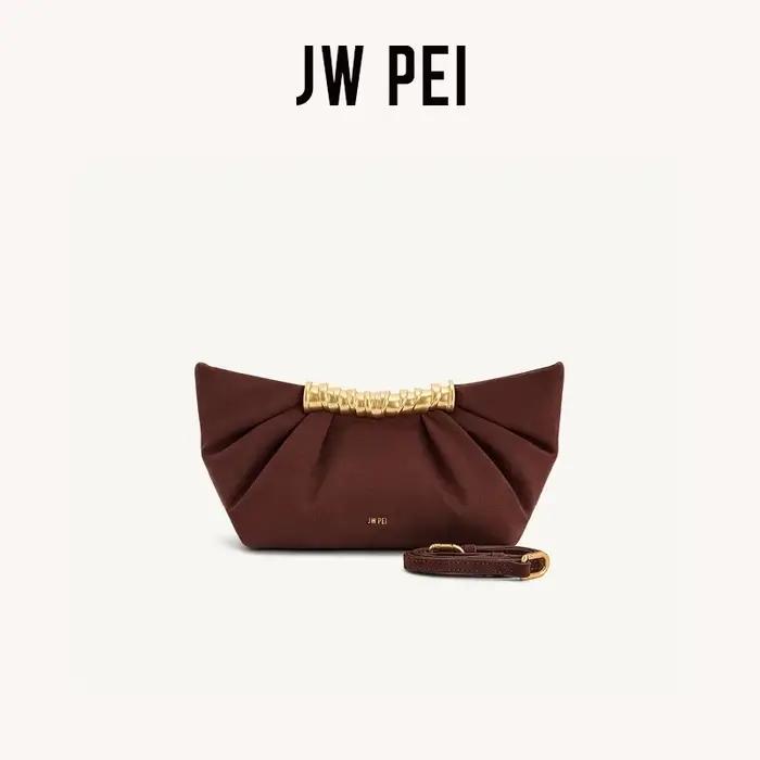 JW PEI pochette, métal, plissé, sac boulette, sac de soirée sophistiqué, sac à bandoulière, sac à ma
