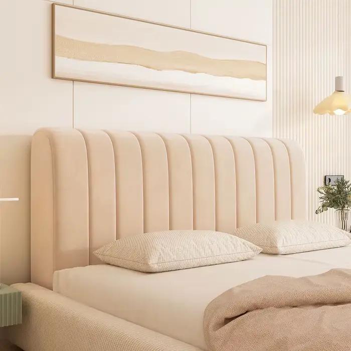 Housse de tête de lit en velours doux et épais pour chambre à coucher protection contre la poussière et l'humidité occassions spéciales cadeau de mariage anniversaire