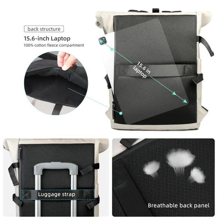 Heroic Knight – sac à dos de voyage pour femmes, sac à dos à rabat, étanche, grande capacité, pour h