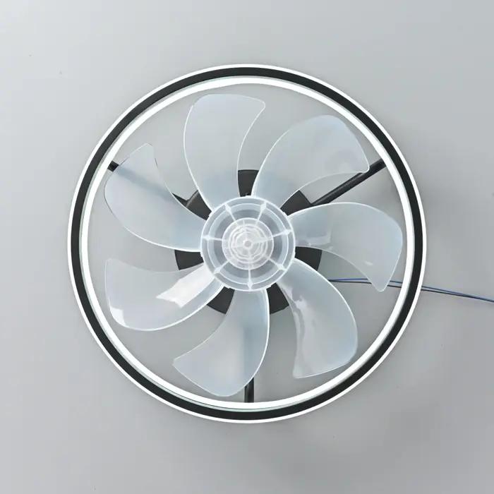 Ventilateur de plafond 55W avec lumière, ventilateur de plafond LED avec télécommande, ventilateur é